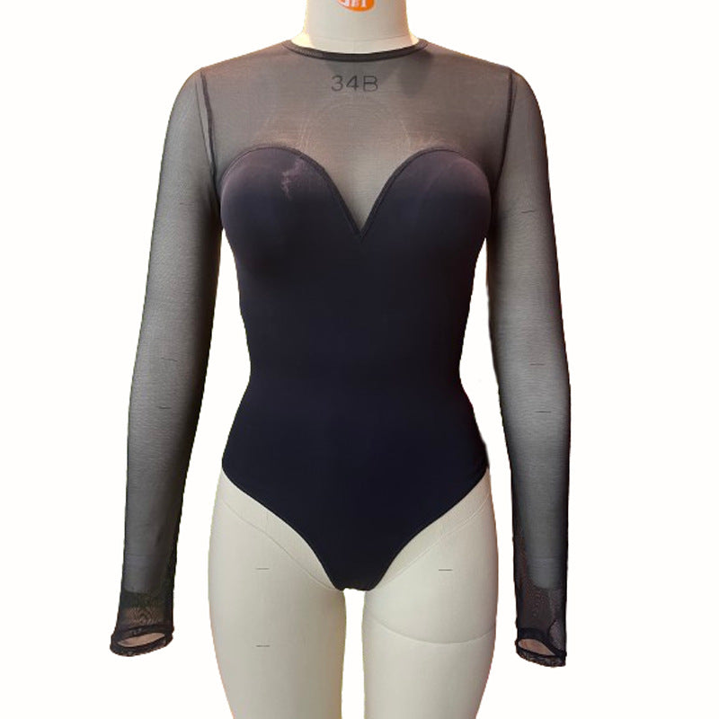 Women's Mesh See-Through Body-Shaping Corset