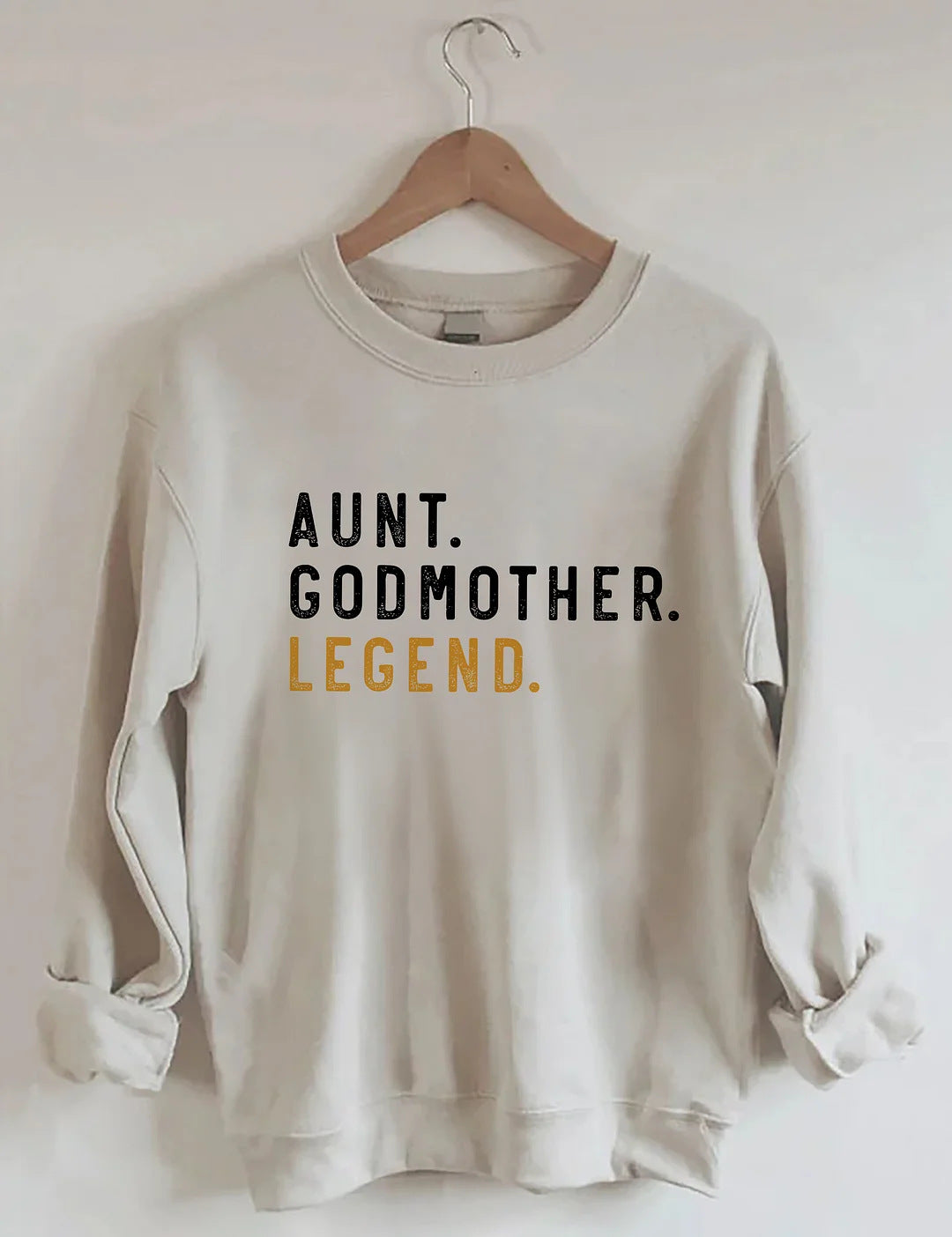 Chic Letter Print Off-Shoulder Pullover Sweater