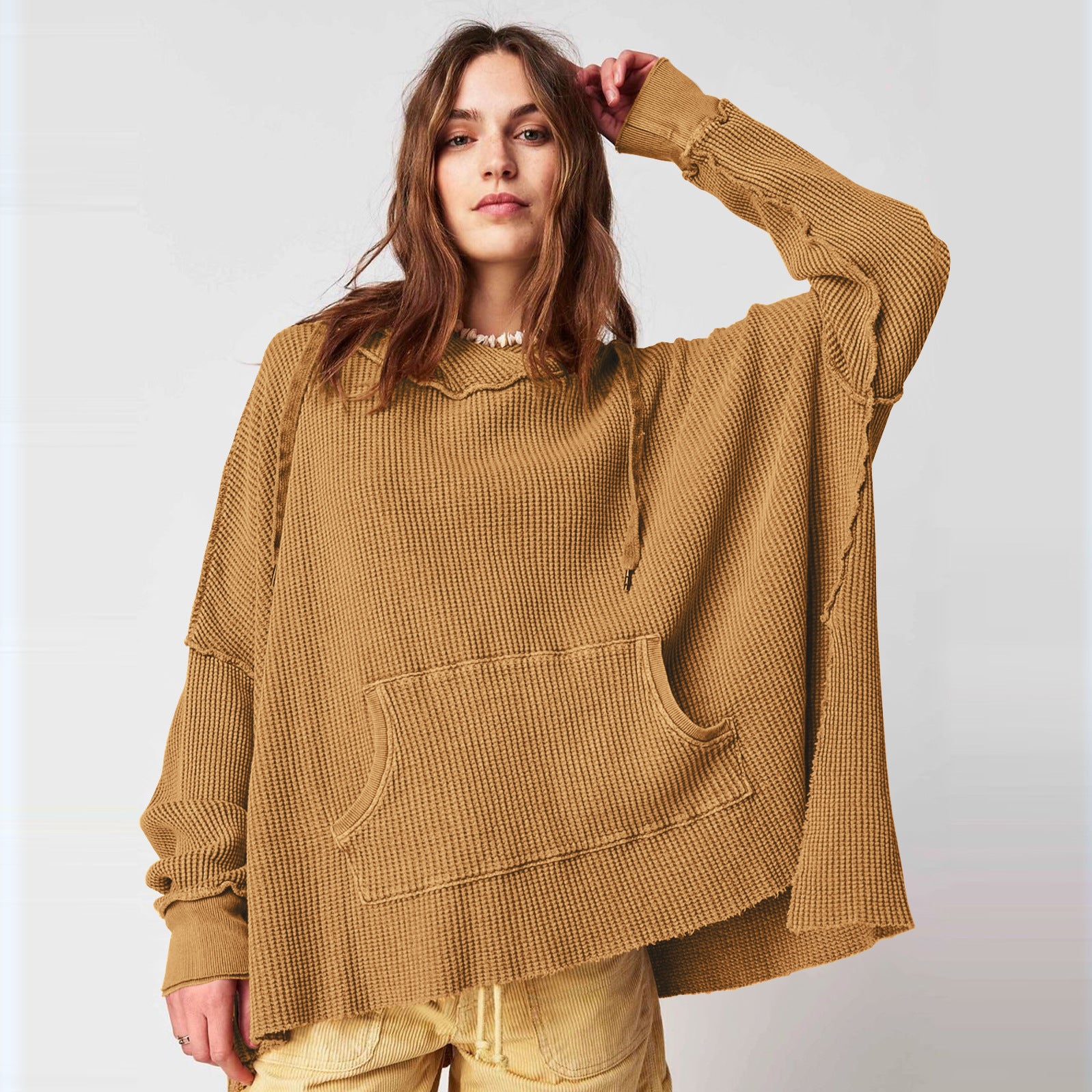 Cozy Oversized Hooded Sweater for Women