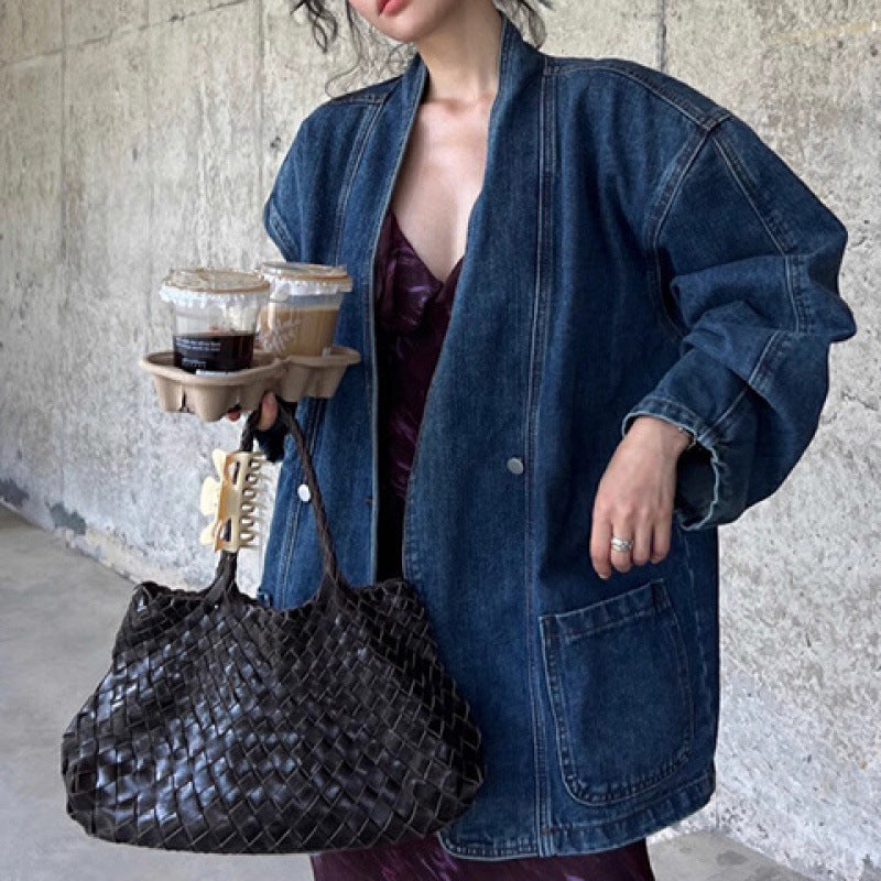 Spring And Autumn New Loose Retro Casual Jacket