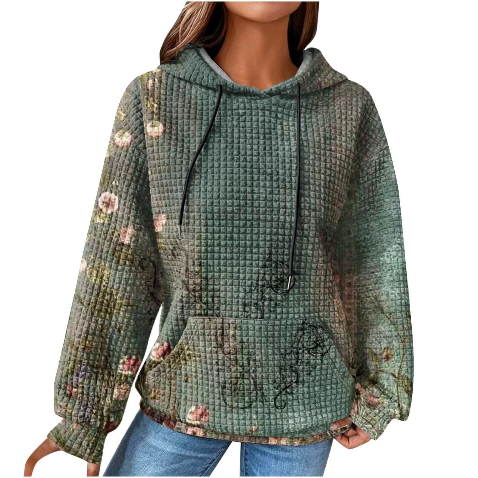 3D Printed Casual Winter Hooded Sweatshirt
