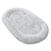Human Dog Bed - 67x43x8 Plush Soft Fur Lounger With Non-slip Base For Secure Snuggling, 5 Colors