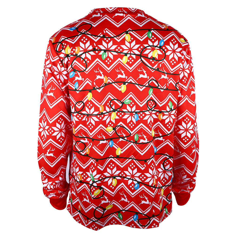 Men's Cute Animal Knit Pullover Sweatshirt
