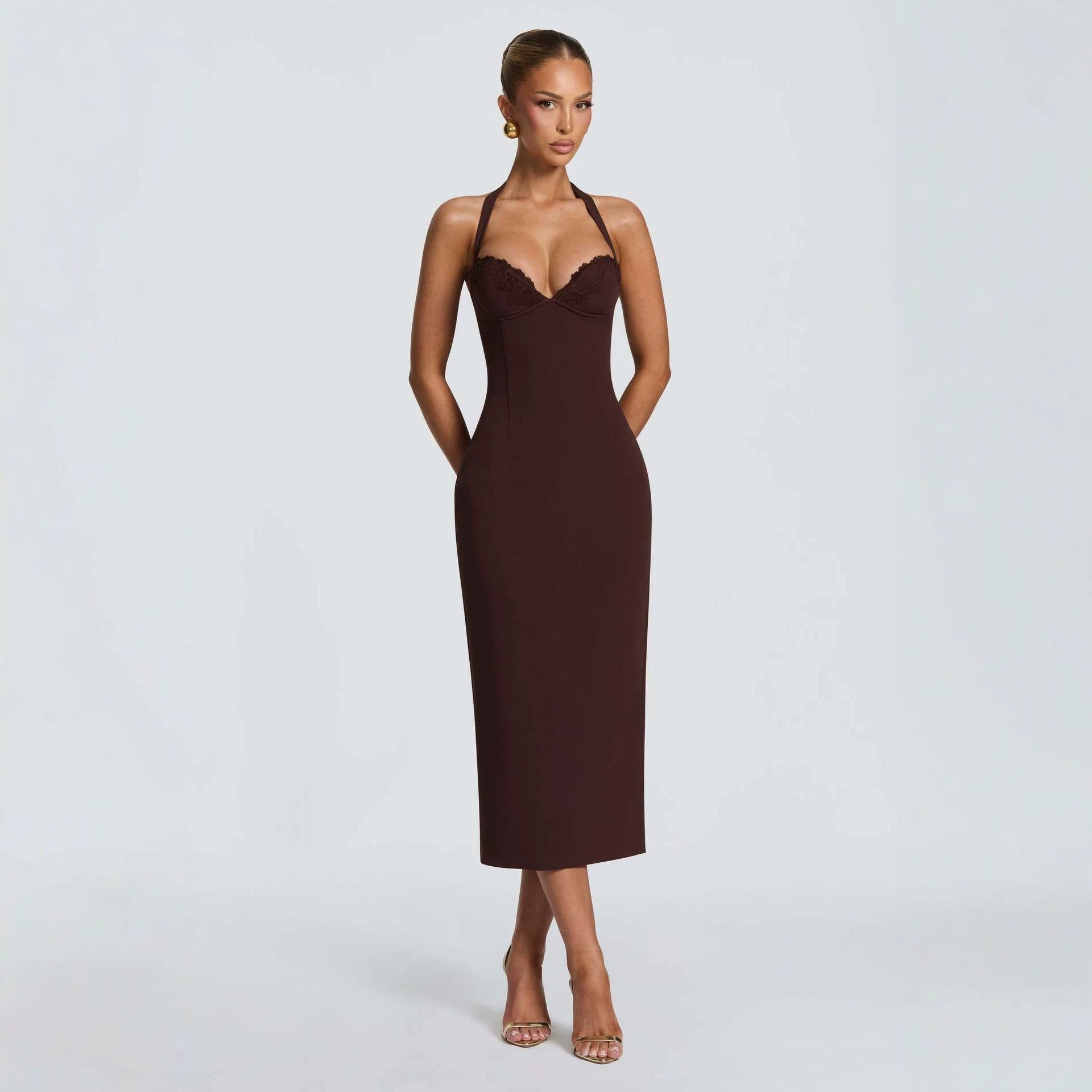 Halter Lace Dress