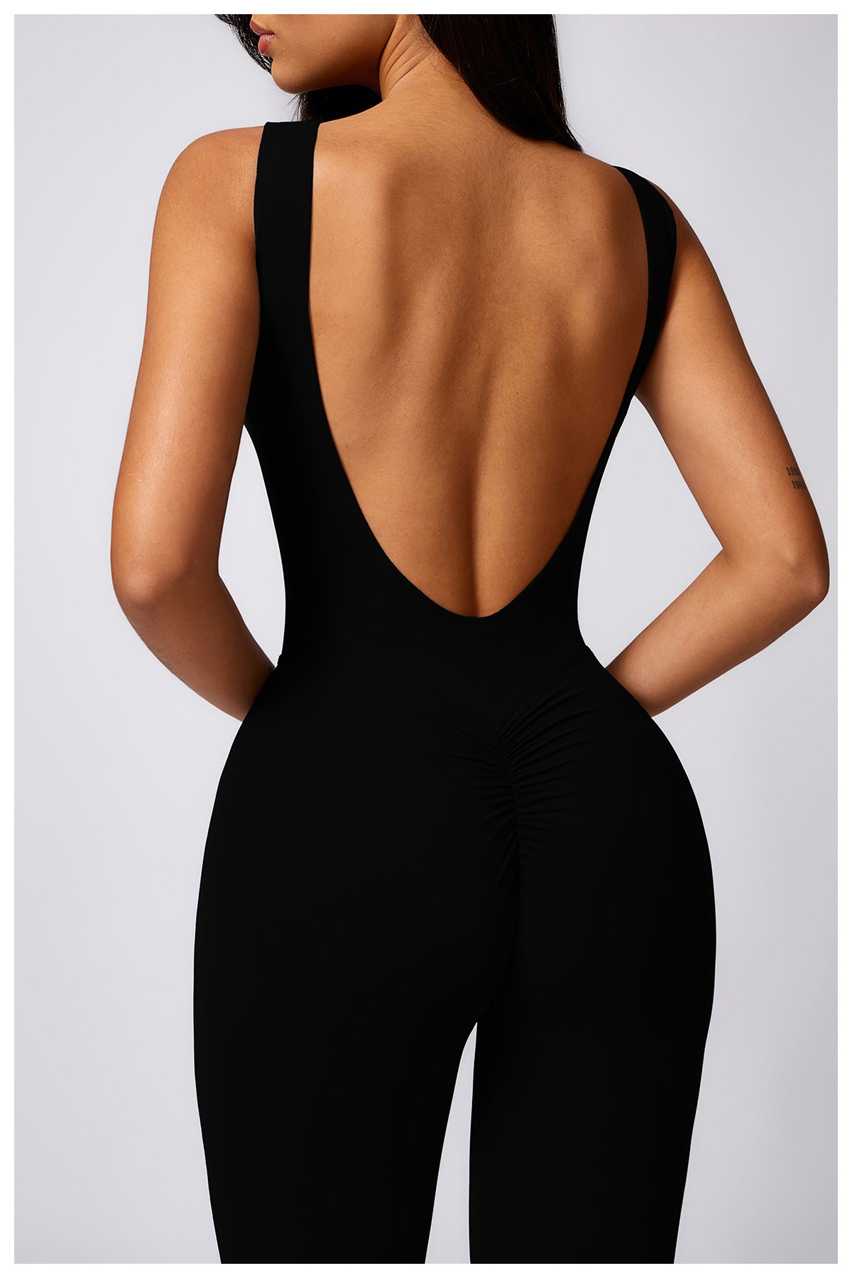Seamless Peach-Lift Fitness Yoga Bodysuit