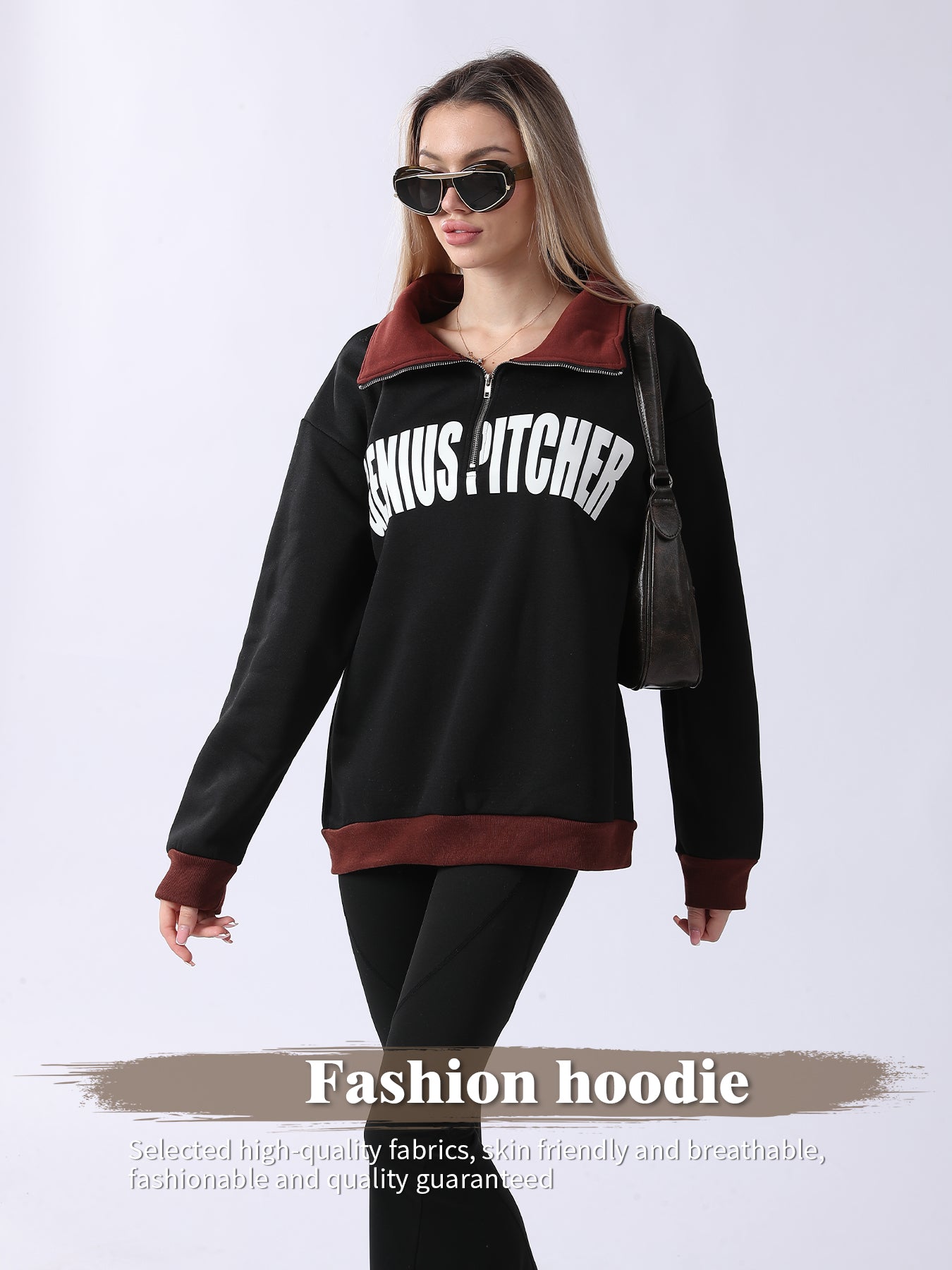 Cozy Women's Long-Sleeve Sweatshirt for Daily Comfort