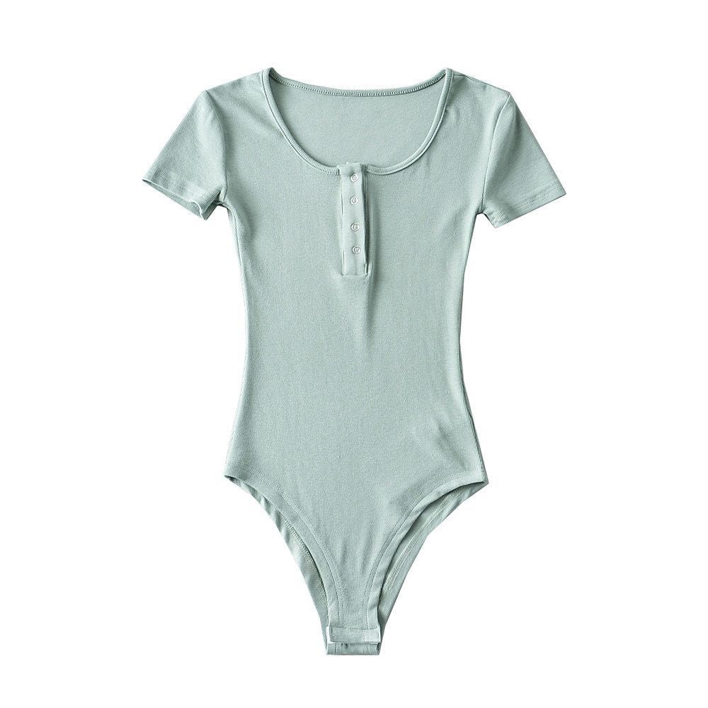 New Summer Short-sleeve T-shirt Innerwear Bodysuit