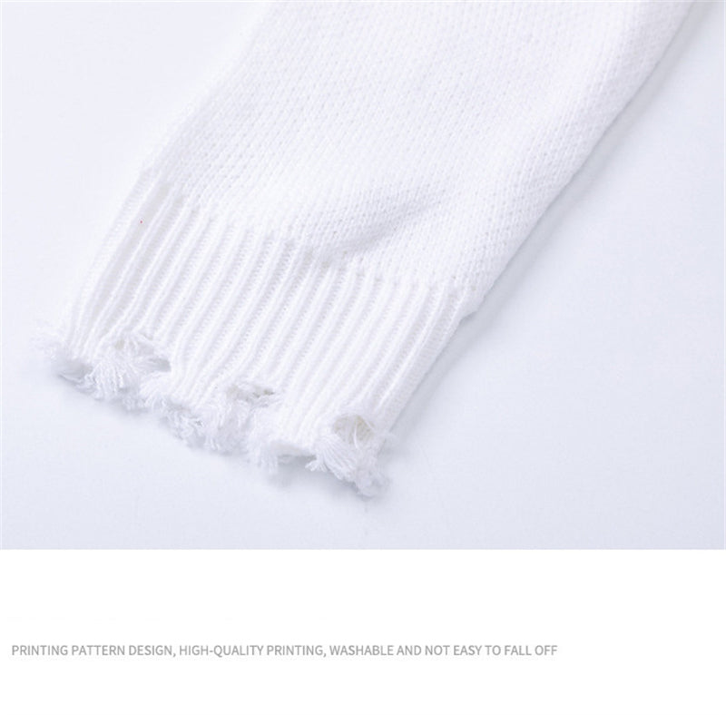 Unisex Oversized Casual Knit Sweater