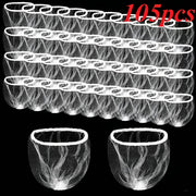 Disposable Sink Strainer Bags for Bathroom and Kitchen - 105-Pack Fine Mesh Design