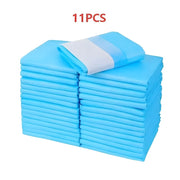 Disposable Large Pet Training Pad – 23.62" x 23.62" Thick Blue Super‑Absorbent Leak‑Proof Pad