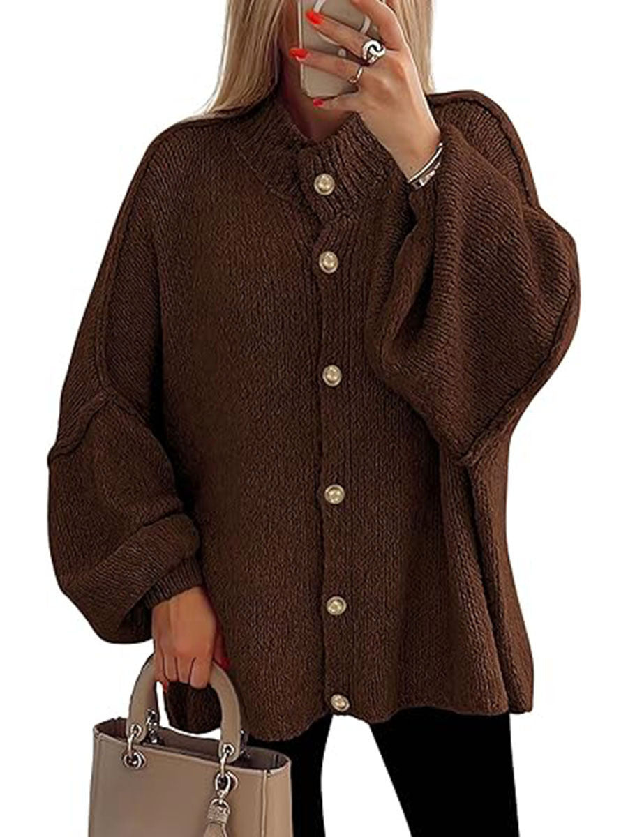 Autumn and Winter College Style Lazy Knitted Women's