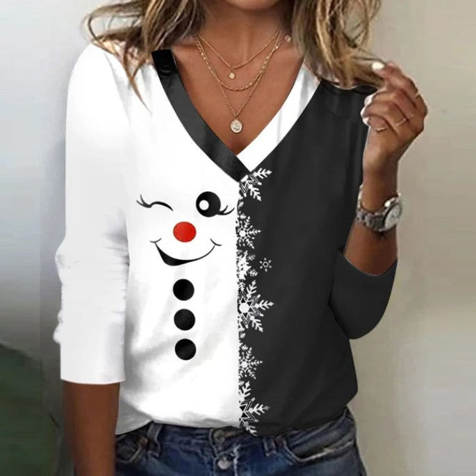 Casual Fashion Trends High Quality Color Matching Long Sleeve