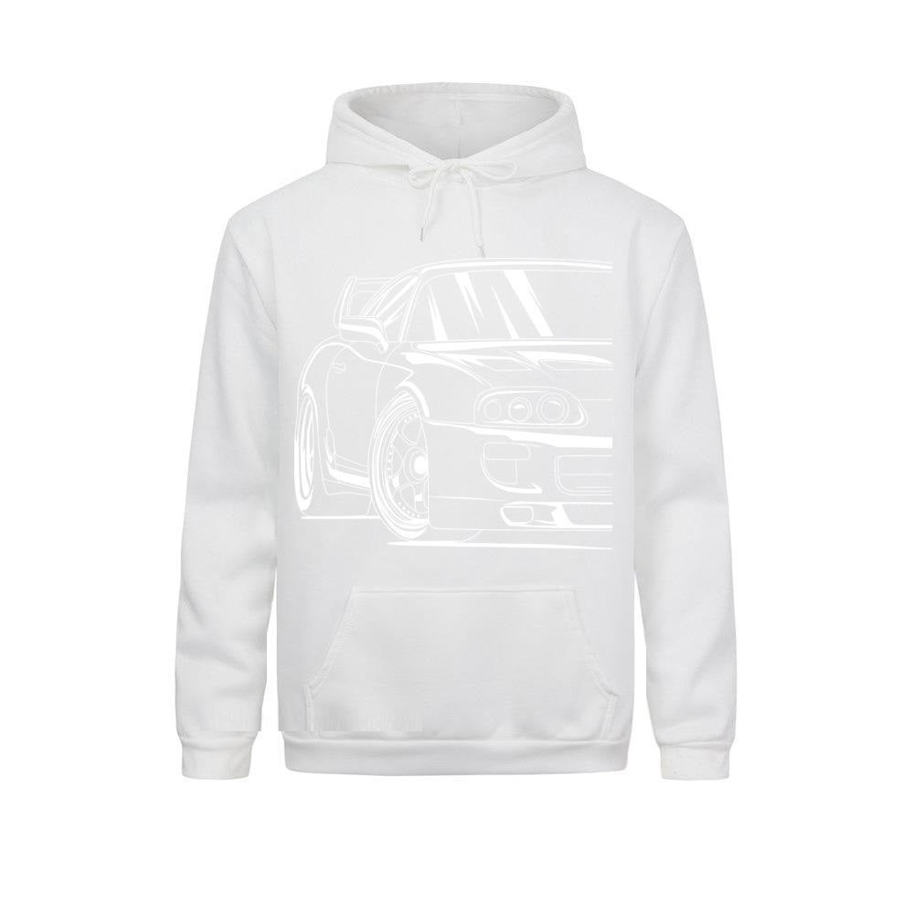 2JZ JDM Car Hoodie - Casual Automotive Pullover Sweatshirt