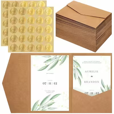 Festive Wedding Invites