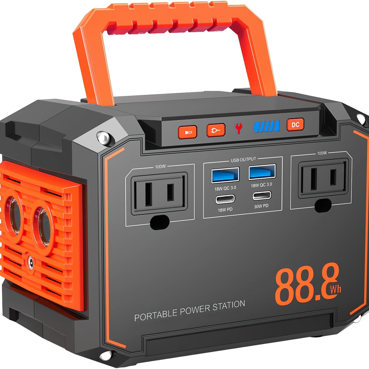 350W/150W Peak Solar Generator Portable Power Station with 40W/30W/21W Solar Panels Included, 240Wh/111Wh/88.8Wh Solar Power Bank AC DC USB Ports for Camping Tents, Emergency Outdoor Home Use...