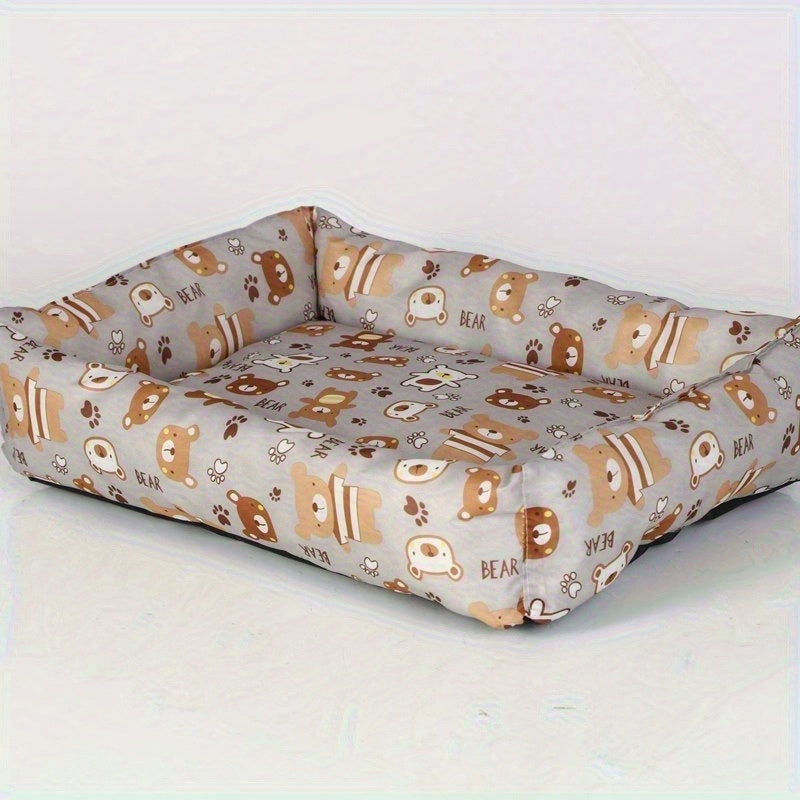 1Pc All-Season Pet Bed - Cooling Dog & Cat Mattress With Soft Breathable Surface, Easy-Clean Design For Small Dogs & Puppies, Portable Indoor/Outdoor Use, Fun Patterns, Perfect Gift For Halloween &...