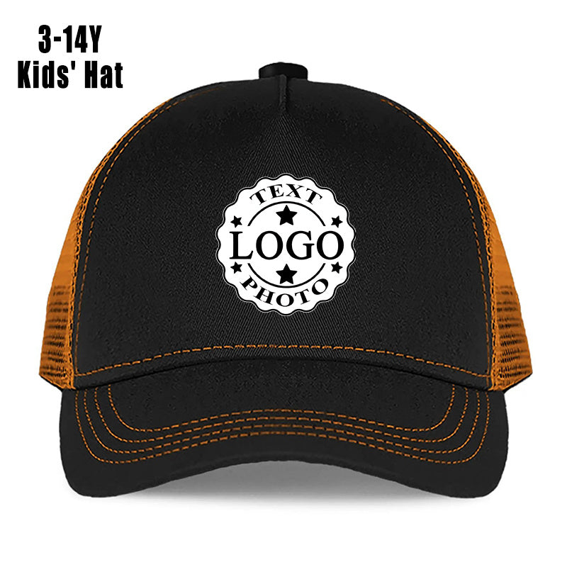 Personalizable Bulk Kids' Baseball Caps