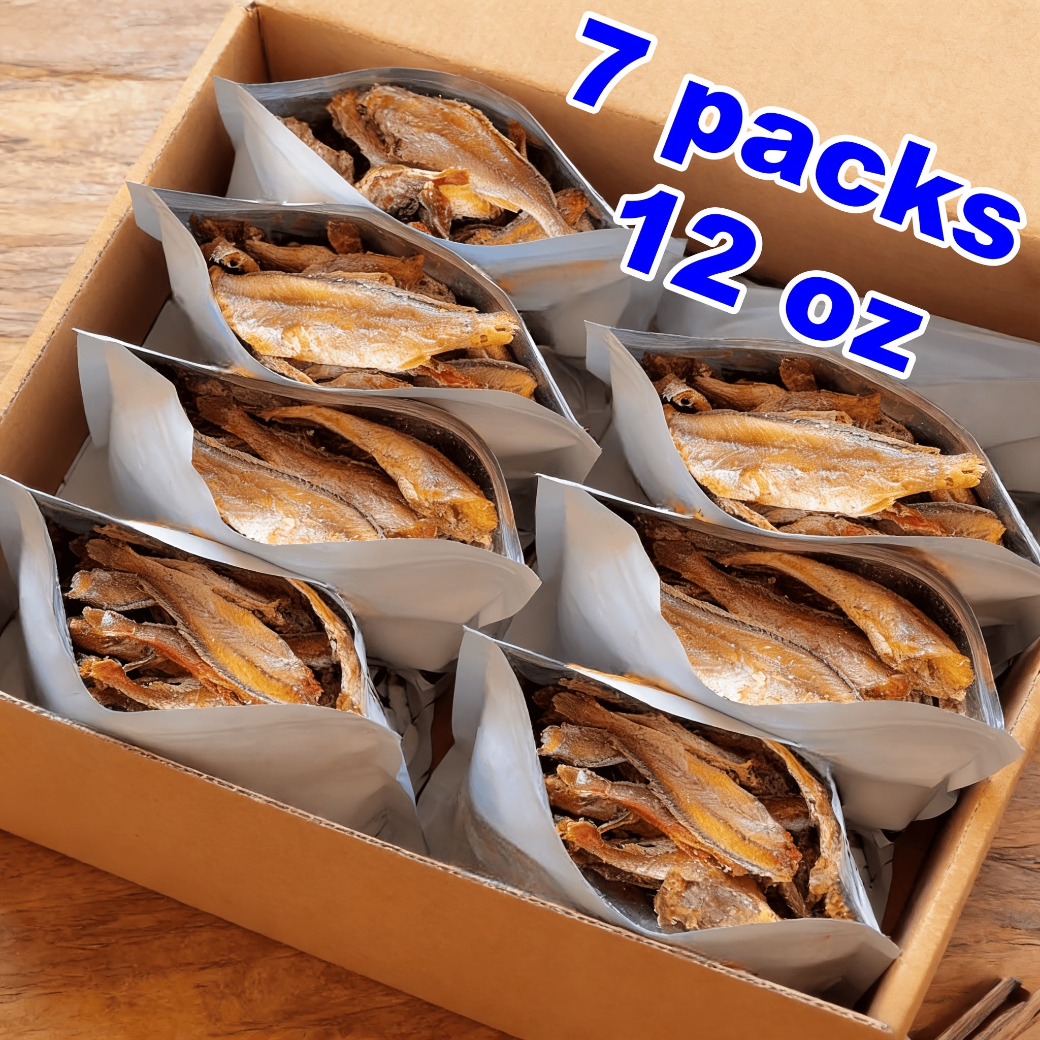 Crispy Small Yellow Croaker Dried Fish Snack, 24.7 oz Bulk Pack