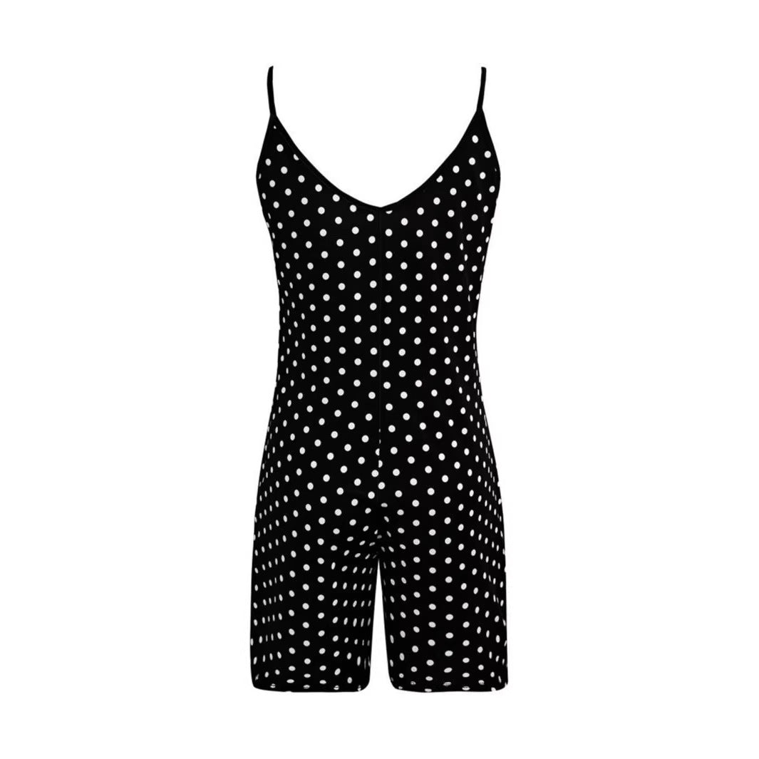 Casual Sleeveless Cropped Straight-Leg Jumpsuit with Pockets