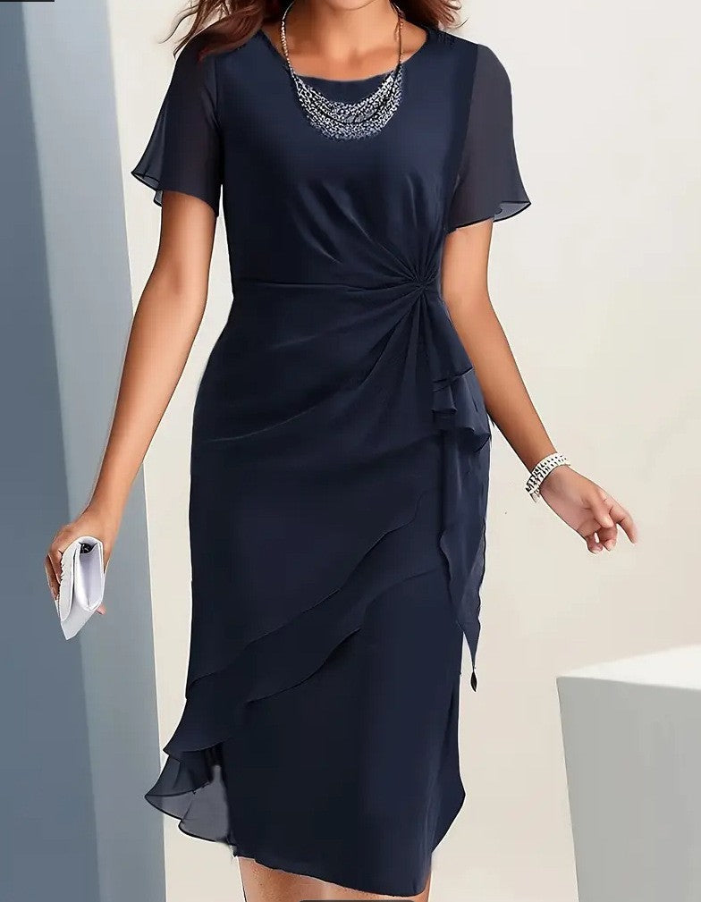 Cross-border Independent Station New 2025 Summer Dress Stitching Ch…