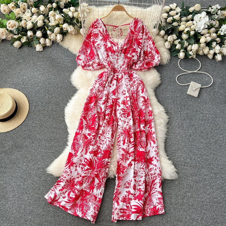 Lady Temperament Casual Wide Leg Jumpsuit