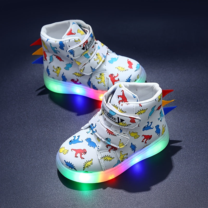 Light-Up Dinosaur Sneakers for Kids Ages 1‑6