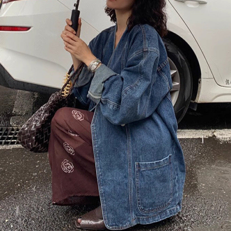 Spring And Autumn New Loose Retro Casual Jacket