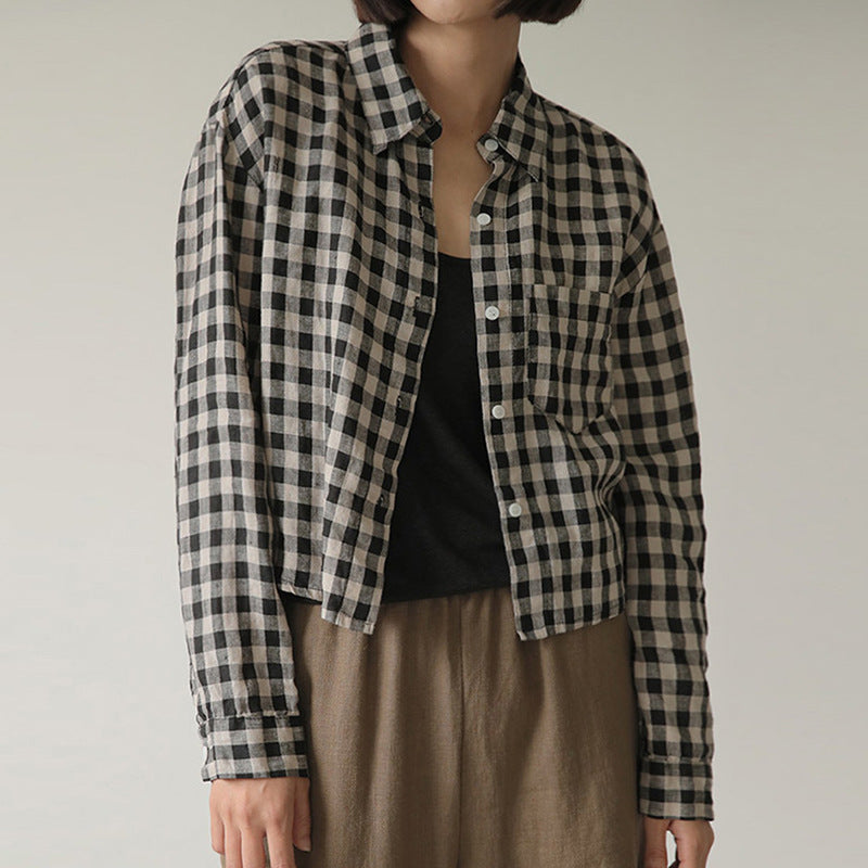 Long Sleeve Short All-match Casual Cardigan