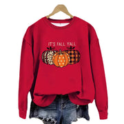 Cozy Halloween Pumpkin Pullover Sweatshirt