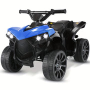 Kids Electric Quad ATV with Headlights & Pedal Accelerator - 36V Power, Sturdy PP Construction, All-Terrain Anti-Slip Tires, 55 lbs Weight Capacity, - Ride-On  for Boys & Girls (/Red//Black) - Idea...