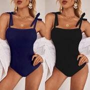 Slimming Lace-Up One-Piece Swimsuit & Jumpsuit