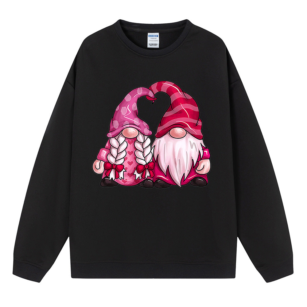 Casual Plus Size Crew Neck Pullover Sweatshirt