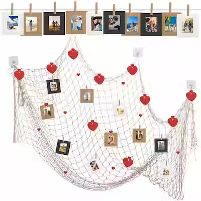Fishing Net Photo Display