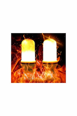 USB Rechargeable Flame Effect LED Lamp for Ambient Lighting