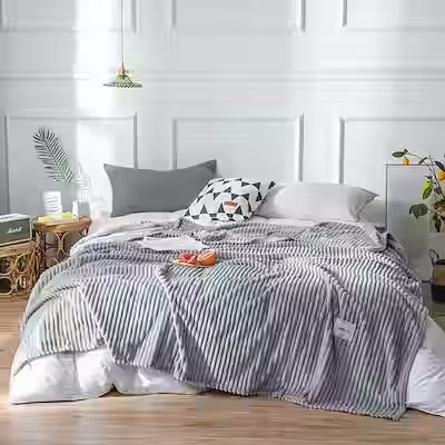 Flannel Sheets Solid Blanket - image 2