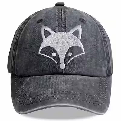 Fox Embroidered Cap