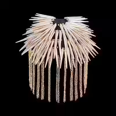 Fringe Epaulette Tassel Rivet Accessory