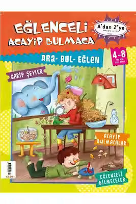 Children's activity magazine with hidden picture puzzles for ages 4-8