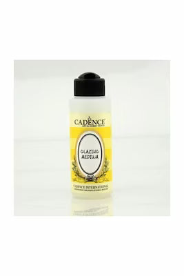120ml clear glazing medium for painting and mixed media