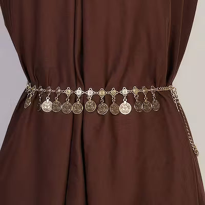 Gold or Silver Boho Waist Chain