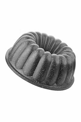 Gray granite cake mold for precise slices