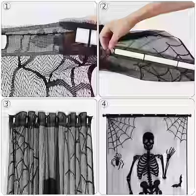 Halloween Pattern Curtain