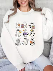 Spooky Ghost Hoodie for Women
