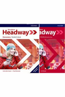 Elementary English student book, workbook and audio CD set