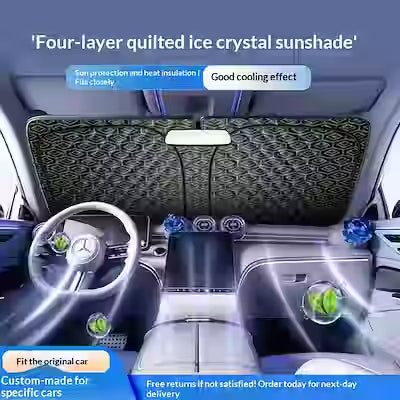Heat-Resistant Car Sunshade for Front Windshield