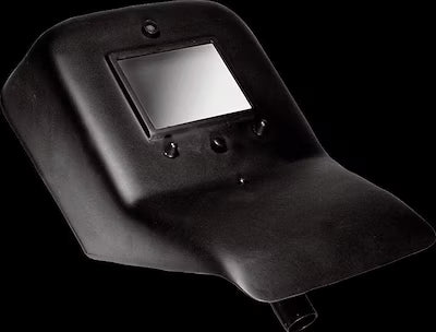 Durable welding shield with reinforced fiber plastic construction