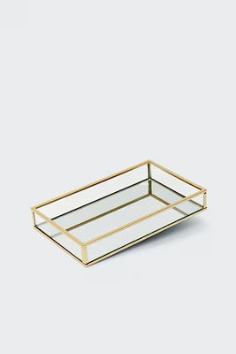 Glass jewelry container 80% glass 20% metal