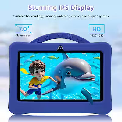 Kid-Friendly Bluetooth Tablet for Learning & Fun