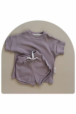 Kids' 3-piece shorts set with breathable fabric, available in various colors