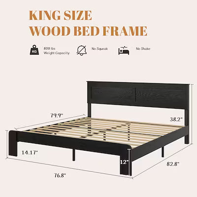 King Bed Frame w/ Storage